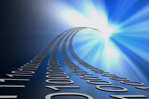 Data flow background 스톡 일러스트