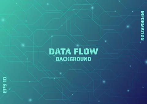 Data flow background modern design line complex style with light flow 스톡 일러스트