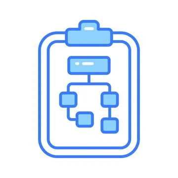 Data flow chart vector design in modern style, algorithm 스톡 일러스트