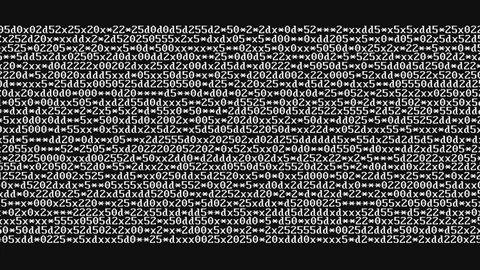 Data Flow | Code is scrolling to the right Stock Footage 102024603