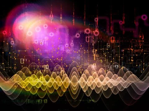 Data Flow Composition イラスト素材