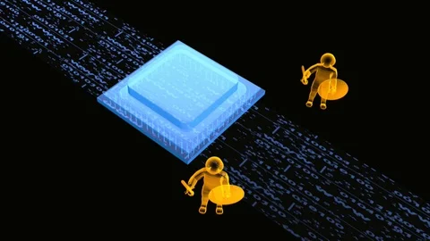 Data flow Stock Footage 105190642