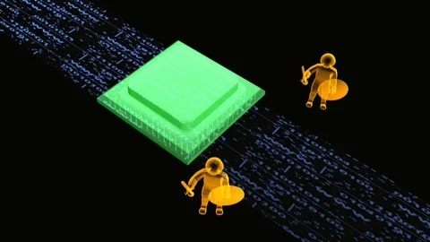 Data flow Stock Footage 105360476