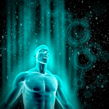 Data flow Stockillustratie