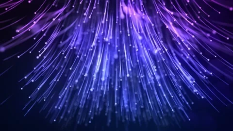 Data Flow Lights Background Видео 204144261