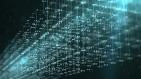 Data Flow Looped animation. Visualizatio... | Stock Video | Pond5