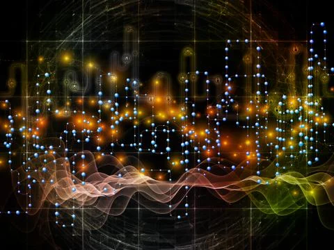 Data Flow Mechanism Stock Illustration