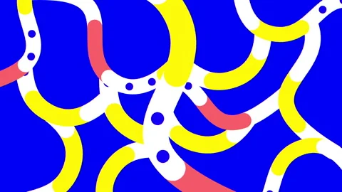 Data Flow Shapes 3 Stock Footage 252088632