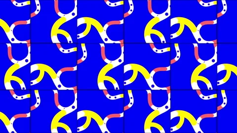 Data Flow Shapes 8 Stock Footage 252088682