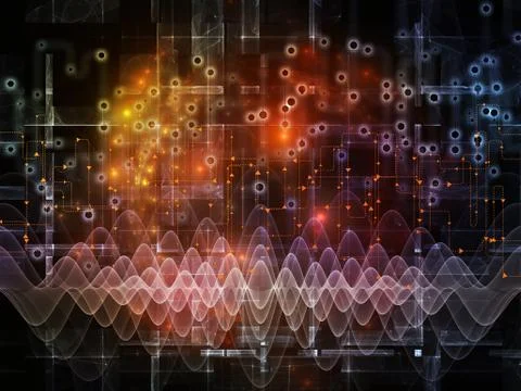 Data Flow Stream Stock Illustration