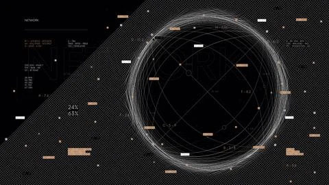 Data flow structuring and analysis, cyber protection and processing, futurist Stock Illustration
