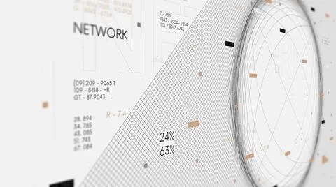 Data flow structuring and analysis, cyber protection and processing, futurist イラスト素材