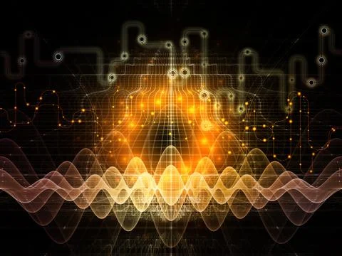 Data Flow Technologies Stock Illustration