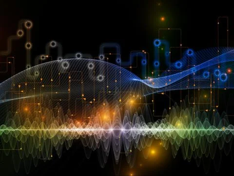 Data Flow Technologies Stock Illustration