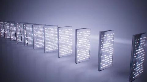 Data flow in the technology folder 库存影片 319447121