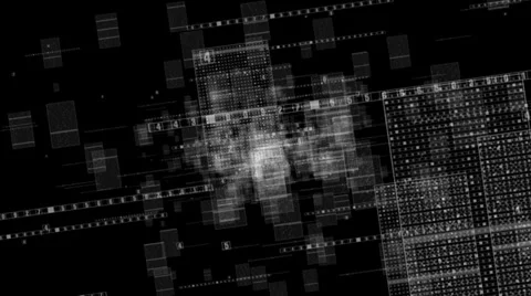 Data Fly Through Video stock 34315348