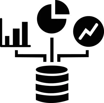 Data folder analytics report analysis icon Stock Illustration