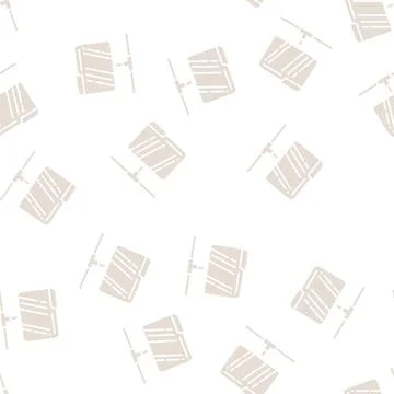 Data folder glyph seamless pattern Stock Illustration