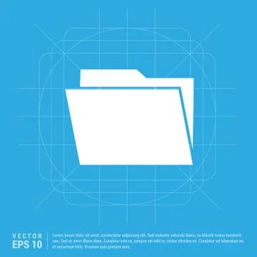 Data folder icon 스톡 일러스트