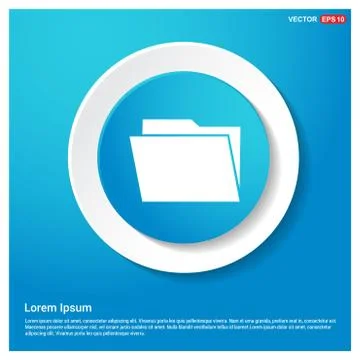 Data folder icon Illustrazione stock