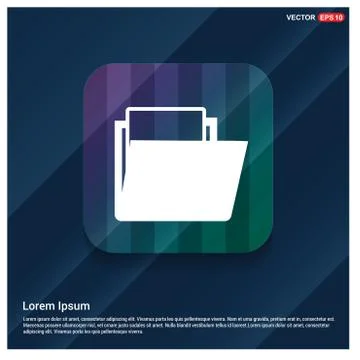 Data folder icon 스톡 일러스트
