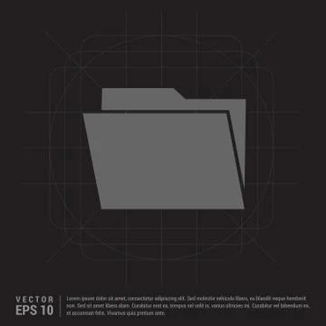 Data folder icon 스톡 일러스트