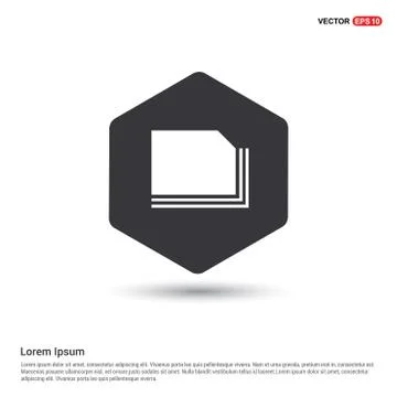 Data folder icon Stock Illustration