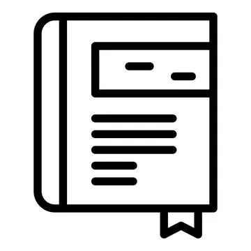 Data folder icon outline vector. File document Stock Illustration