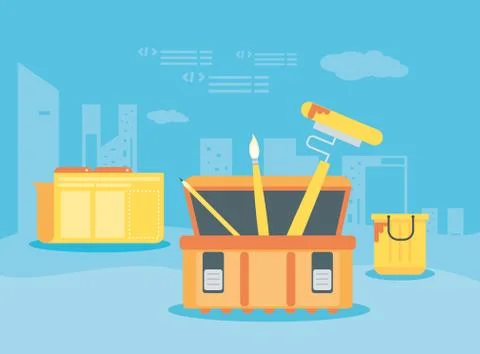 Data folder with webpage under cosntruction Stock-Illustration