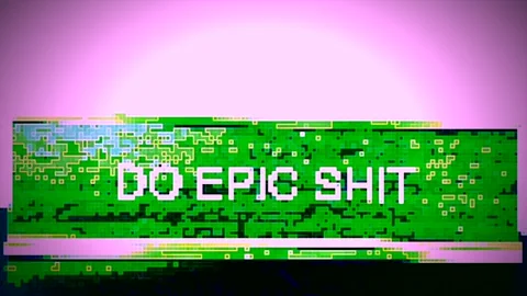 Data Glitch Corruption: Do Epic Shit Visualized Stock Footage 302479894