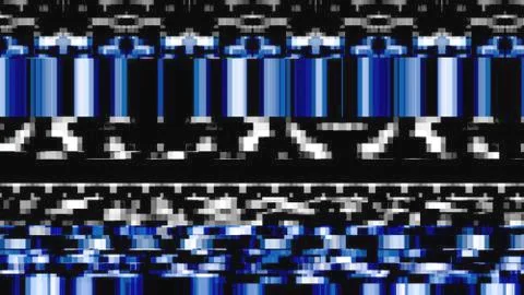 Data Glitch Random Digital Signal Error Stock Illustration