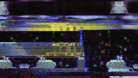 Data Glitch Random Digital Signal Error Stock Illustration