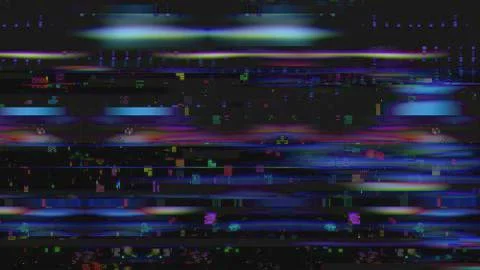 Data Glitch Random Digital Signal Error Stock Illustration