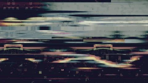 Data Glitch Random Digital Signal Error Stock Illustration