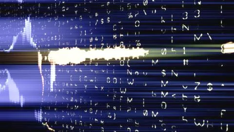 Data Glitch Random Digital Signal Error Stock Illustration