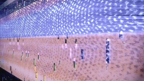 Data Glitch Random Digital Signal Error Stock Illustration