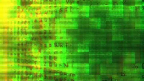 Data Glitch Streaming Data Distortion Stock Illustration