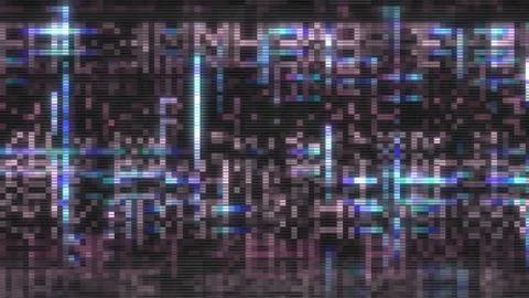 Data Glitch Streaming Data Malfunction Stock Illustration