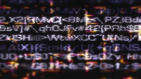 Data Glitch Streaming Data Malfunction Stock Illustration