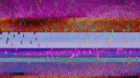 Data Glitch Streaming Data Malfunction Stock Illustration