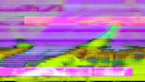 Data Glitch Streaming Data Malfunction Stock Illustration