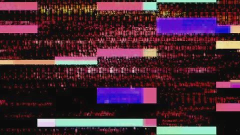 Data Glitch Streaming Data Malfunction Stock-Fotos