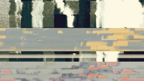 Data Glitch Streaming Data Malfunction Stock-Fotos