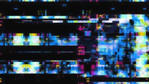 Data Glitch Streaming Data Malfunction Stock-Fotos