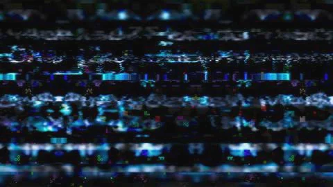 Data Glitch Streaming Data Malfunction Stock-Fotos