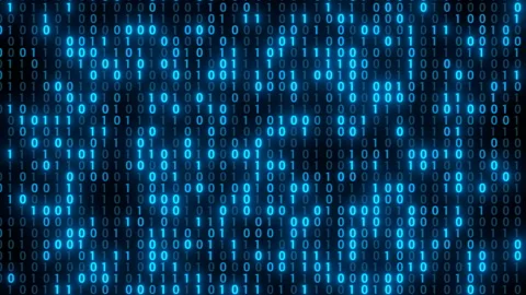 Data grid background digits wall Stock-Footage 131444589