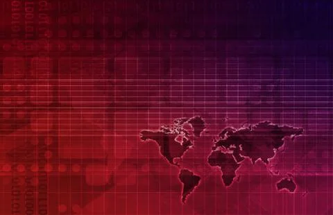 Data grid Stock Illustration