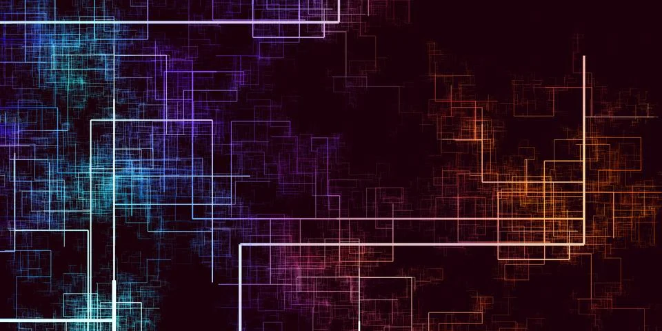 Data Grid Network Stock Illustration