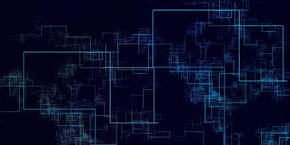 Data Grid Network Illustrazione stock
