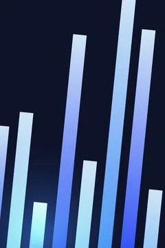 Data Growth Chart Abstract Background 库存照片